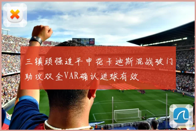 三镇顽强追平申花卡迪斯混战破门助攻双全VAR确认进球有效
